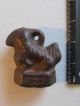 2 Ancient Cast Iron Chimera Scale / Opium Weight From Old China 352 Gms. Scales photo 1