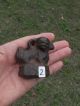 2 Ancient Cast Iron Chimera Scale / Opium Weight From Old China 352 Gms. Scales photo 2
