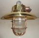 Vintage Marine Brass Ship Passage Light 1 Pc With Brass Cap Lamps & Lighting photo 4