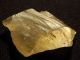 A Libyan Desert Glass Artifact Or Ancient Tool Found In Egypt 9.  65gr Neolithic & Paleolithic photo 1