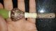 Antique Ottoman Silver Enamel Jade Mouthpiece Cigarette Holder / Hookah Islamic photo 7