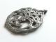Rare Ancient Viking Silver Openwork Amulet Pendant Circa 1000 Ad Wearable Viking photo 1
