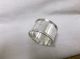 A Vintage Sterling Silver Napkin Ring Birmingham 1903 Napkin Rings & Clips photo 3