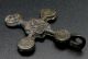 Viking Period Bronze Cross Pendant Scandinavian Norse Amulet 900 Ad Vf, Scandinavian photo 2