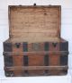 Antique Steamer Trunk Flat Top Victorian Wood Chest Co - Operative Trunk & Bag Co. 1800-1899 photo 7