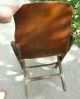 Antique Vintage American Seating Company Wood Folding Chair Very Rare Piece 1900-1950 photo 2