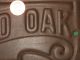 Antique Round Oak Wood Stove Plate Vintage Steel Door Emblem Rustic Decor Stoves photo 3