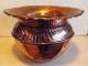 Lovely Quality Solid Copper Art Nouveau Victorian Vase Plant Pot Holder Art Nouveau photo 3