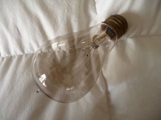 Antique Edison Light Bulb Bryan Marsh Imperial Label Triple Loop Filament photo