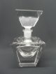 Vintage Crystal Perfume Bottle Art Deco photo 1