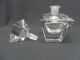 Vintage Crystal Perfume Bottle Art Deco photo 5
