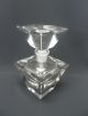 Vintage Crystal Perfume Bottle Art Deco photo 6