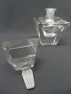 Vintage Crystal Perfume Bottle Art Deco photo 8