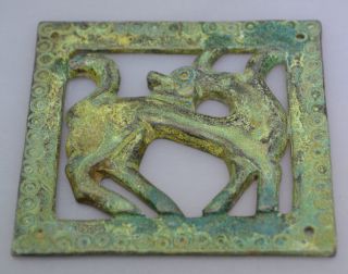 Roman Bronze Zoomorphic Attachment Gryphon Symbol photo