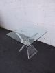 Mid - Century Lucite Beveled Glass - Top Side Table 7189 Post-1950 photo 3