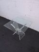 Mid - Century Lucite Beveled Glass - Top Side Table 7189 Post-1950 photo 5