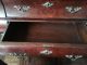 Bombay Style Bachelor Chest Carved Burl Wood 3 Draw Chest Of Drawers 36 