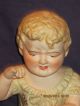 Antique Porcelain Bisque Piano Baby Figurine Blonde Girl Cries 23/110 Figurines photo 5