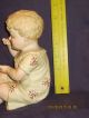 Antique Porcelain Bisque Piano Baby Figurine Blonde Girl Cries 23/110 Figurines photo 8