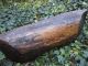 Antique Primitive Hand Carved Large Solid Wood Dough Bowl Trencher 19th Century Primitives photo 4