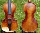 Fine Vintage Czech Violin - A.  Galla,  Kosice.  Outstanding Tone String photo 1