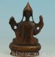 Asian Chinese Tibet Old Bronze Hand Carved Buddha Statue Figure Decorative Arts Other Antique Chinese Statues photo 1