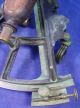 1840 ' S R.  Wallace Sextant/octant - Transition Instrument - Brass W/ivory Scales Other Antique Science Equip photo 5