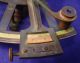 1840 ' S R.  Wallace Sextant/octant - Transition Instrument - Brass W/ivory Scales Other Antique Science Equip photo 8