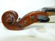 Antique Old 1/2 Scale Half Size Small Child Violin Unlabeled - For Restoration String photo 5