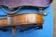 Old Vintage Violin Antonius Stradiuarius Cremonae Faciebat Anno 1pc Back & Bow String photo 5