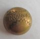 Vintage Brass Cincinnati Baseball Button Buttons photo 1
