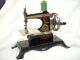 Antique Germany Casige Eagle Tin/tole Painted Toy Mini Sewing Machine Hand Crank Sewing Machines photo 4