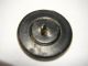 Antique Brass Picture Button - Man With Trumpet And Shield Buttons photo 1