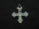Ancient Bronze Cross With Enamel.  Kievan Rus,  Byzantine 11 - 13 Ad Byzantine photo 1