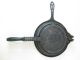 Antique Griswold Cast Iron Waffle Maker American No.  7 Pat.  1908 Other Antique Home & Hearth photo 2