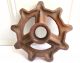 Antique Cast Iron Ih 387 Industrial Gear Cog Sprocket Farm Steampunk Rustic Other Mercantile Antiques photo 1