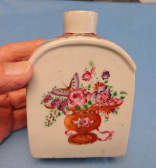 Chinese Export Porcelain Tea Caddy,  No Lid,  C.  1810 photo