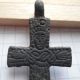 Viking Period Bronze Cross Pendant Scandinavian Norse Crucifix 800 - 1000 Ad Vf, Viking photo 2