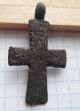 Viking Period Bronze Cross Pendant Scandinavian Norse Crucifix 800 - 1000 Ad Vf, Viking photo 3