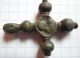 Viking Period Bronze Grand Cross With Faces Of The Saints 1000 - 1300 Ad Vf, Viking photo 6