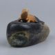 China Natural Shoushan Stone Hand - Carved Statue Of A Lizard Other Antique Chinese Statues photo 6
