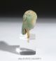 Ancient Egyptian Thoth Baboon Green Glazed Faience Amulet Figure Bust Hapi Egyptian photo 7