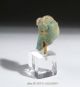 Ancient Egyptian Thoth Baboon Green Glazed Faience Amulet Figure Bust Hapi Egyptian photo 8