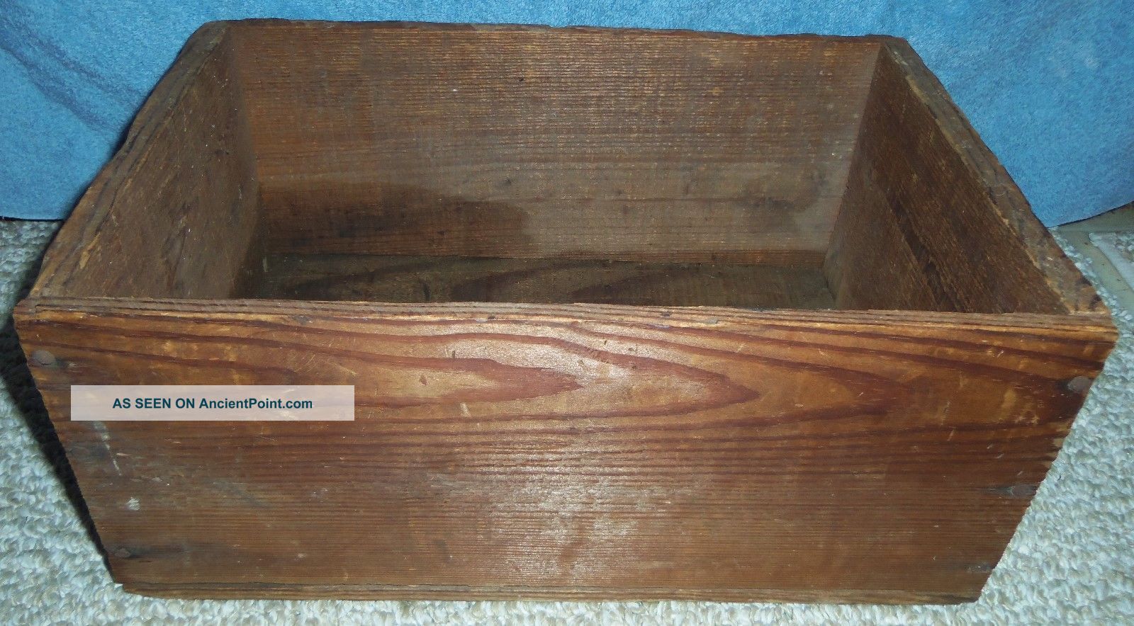 Antique Whiz Cup Grease Can Wood Wooden Box R.  M.  Hollingshead Camden Nj Boxes photo