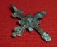 Templar Knights Ancient Bronze Cross Amulet / Pendant Circa 1100 Ad - 1854 - Other Antiquities photo 3