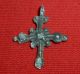 Templar Knights Ancient Bronze Cross Amulet / Pendant Circa 1100 Ad - 1854 - Other Antiquities photo 4