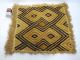 Vintage African/new Guinea Folk Art Hand Woven Fringe Grass Rug Mat 27 X 29½ Yqz Other African Antiques photo 1