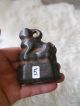 5 Ancient Cast Iron Chimera Scale / Opium Weight From Old China 562 Gms. Scales photo 2