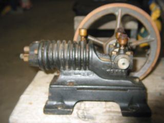 Antique 1916 Brunner No.  100 Air Compressor / Hit & Miss Engine Capable photo