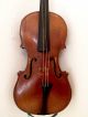 Estate Antique Violin Viola In Case Dated 1841 String photo 1